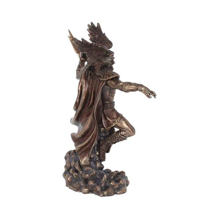 Bronzed Zeus King Of The Greek Gods 30cm