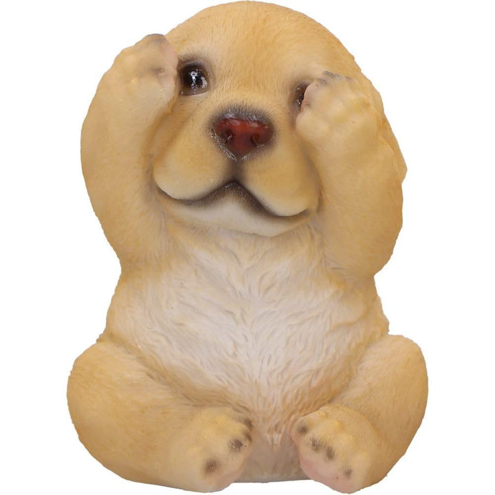 Three Wise Golden Labradors Figurines Set of 3 7.5cm