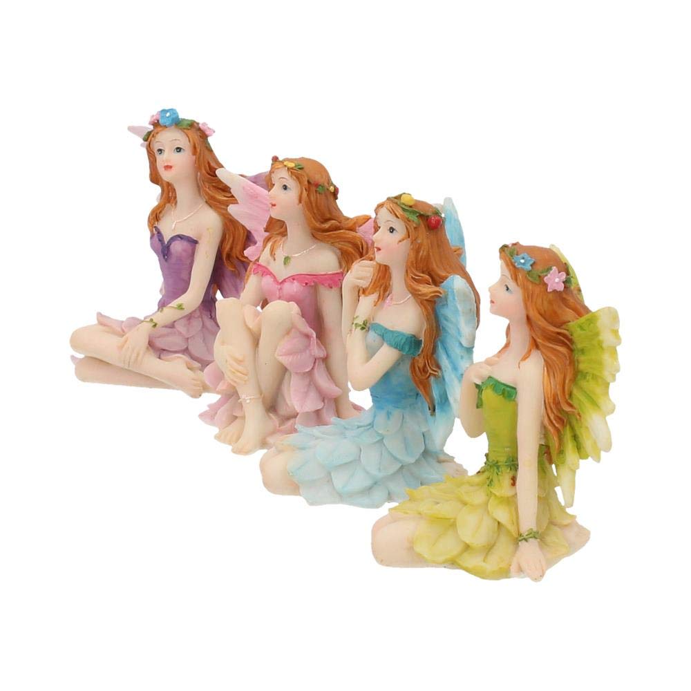 Glen Whispers Set of 4 Fairy Figurines 6.5cm