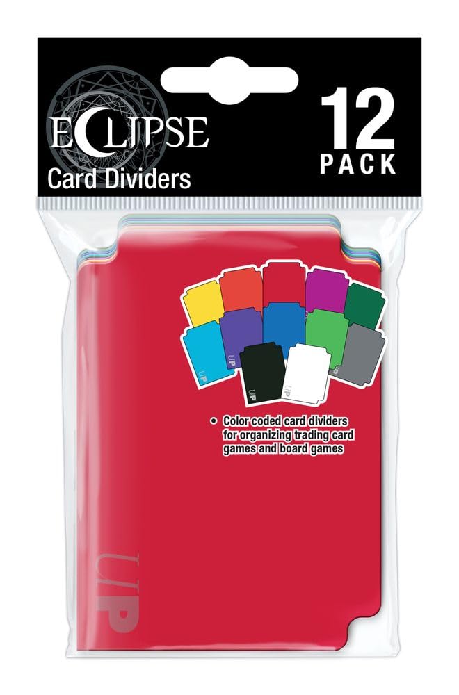 Ultra Pro Card Protection Eclipse Multi-Colored Dividers (12 Pack)