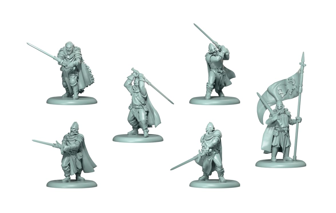 CMON A Song of Ice and Fire Tabletop Miniatures Game Winterfell Guards Unit Box - Stark Frontline Infantry, Strategy Game for Adults, Ages 14+, 2+ Players, 45-60 Min Playtime, Made 2