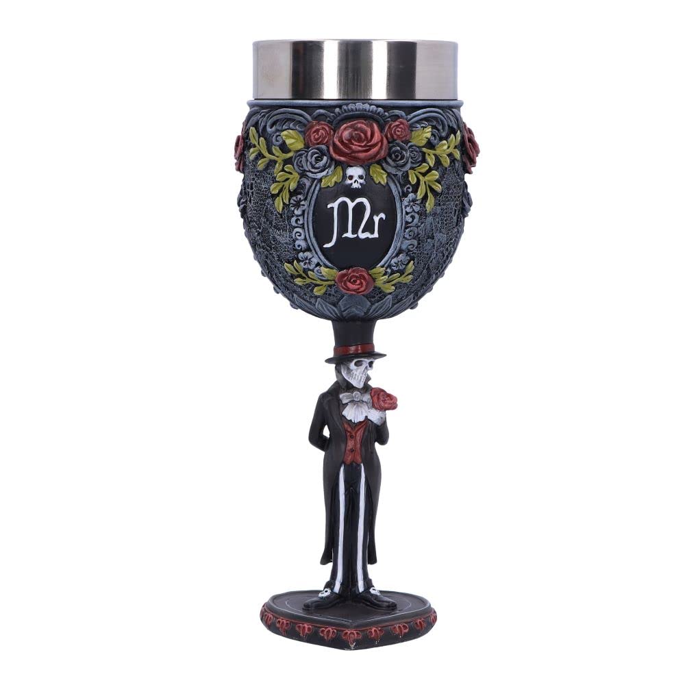 Gothic Skeleton Mr Goblet 21cm 2