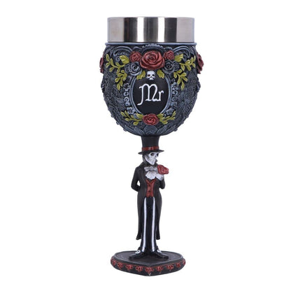 Gothic Skeleton Mr Goblet 21cm 2
