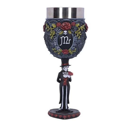 Gothic Skeleton Mr Goblet 21cm 2