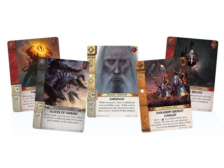 Ares Games War of The Ring: The Card Game – 60+ Minutes of Gameplay for 2-4 Players – Card Games for Teens and Adults Ages 13+ - English Version