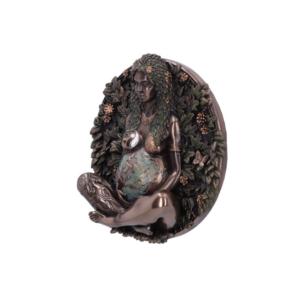 Bronze Mother Earth Wall Plaque 15cm