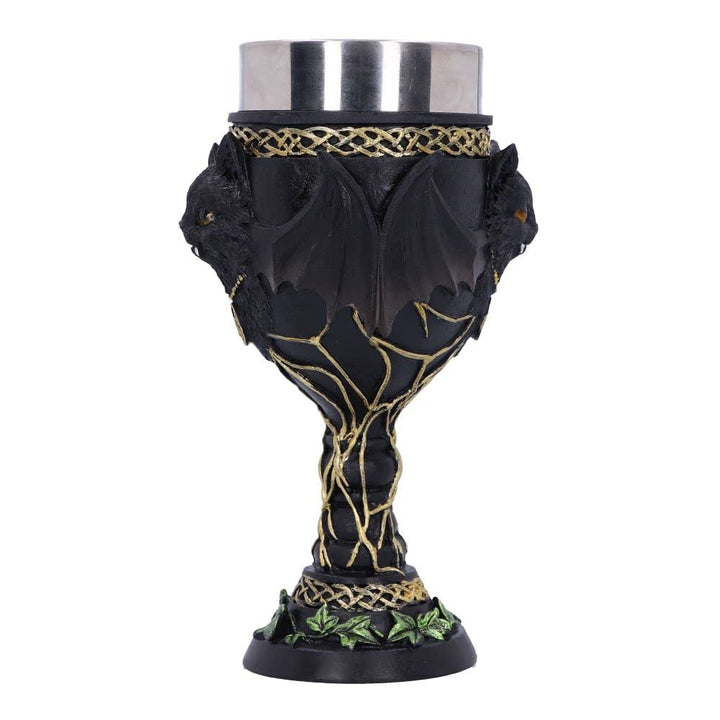 Feline Fang Black Cat Goblet 17.3cm
