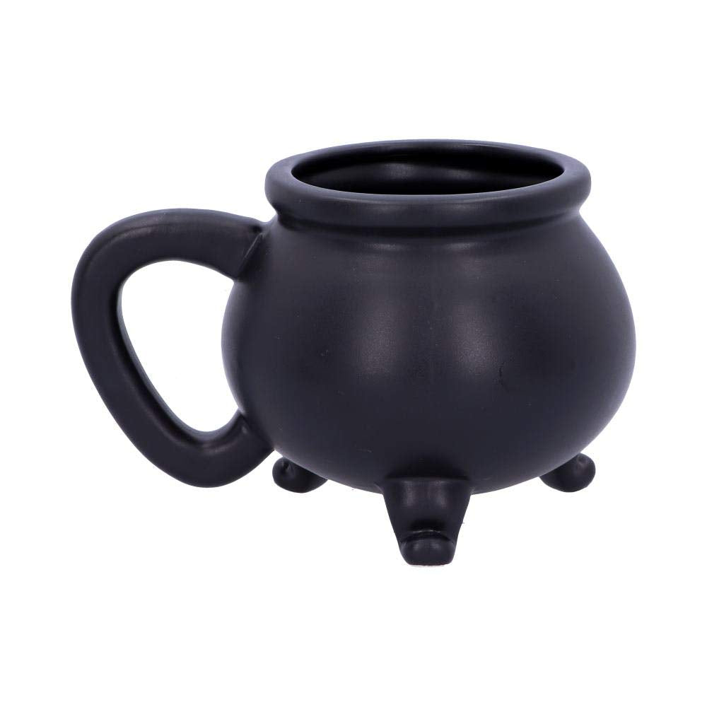 Smooth Black Witchs Brew Cauldron Mug 13.5cm