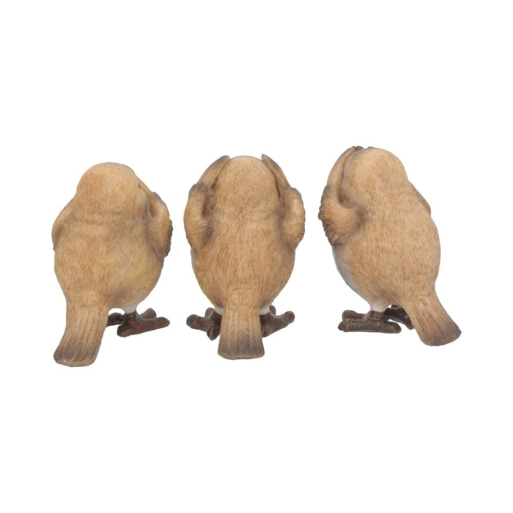 Three Wise Robin Figurines 8cm Robins