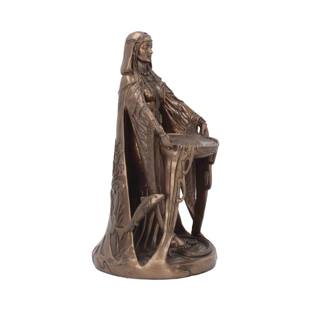 Bronzed Celtic Goddess Danu Ornament 22.5cm 6