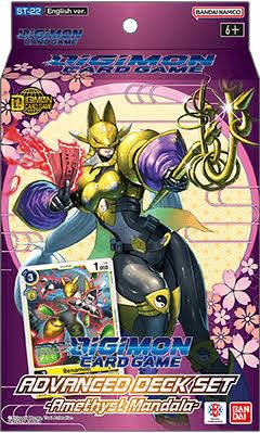 Digimon Card Game Advanced Deck Amethyst Mandala ST 22 Trading Card Game by Bandai 1