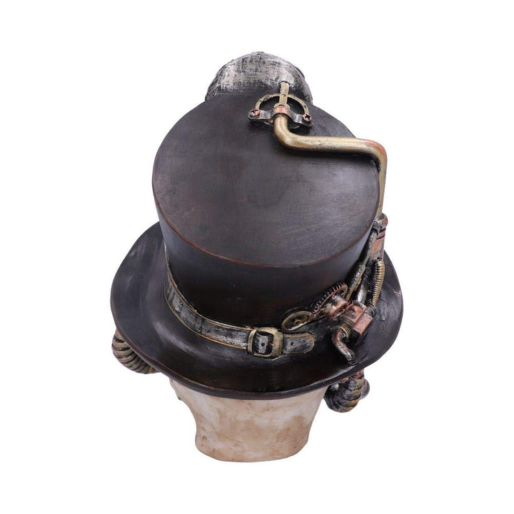 Steampunk Breathe Easy Venetian Mask Skull Ornament 19.5cm
