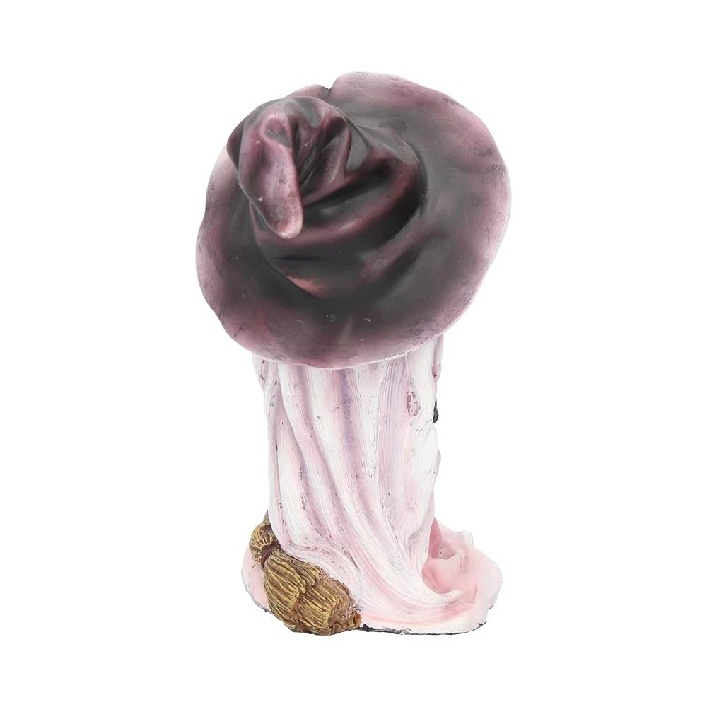 Rosa Figurine Witch Black Cat Ornament 15cm