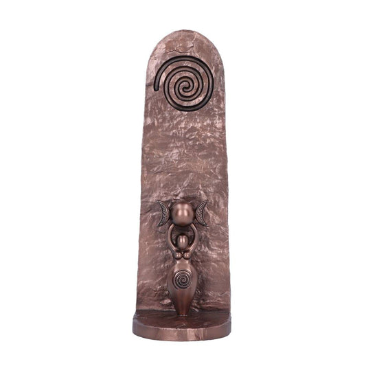 Exclusive Bronze Spiral Goddess Incense Holder 23.5cm 2