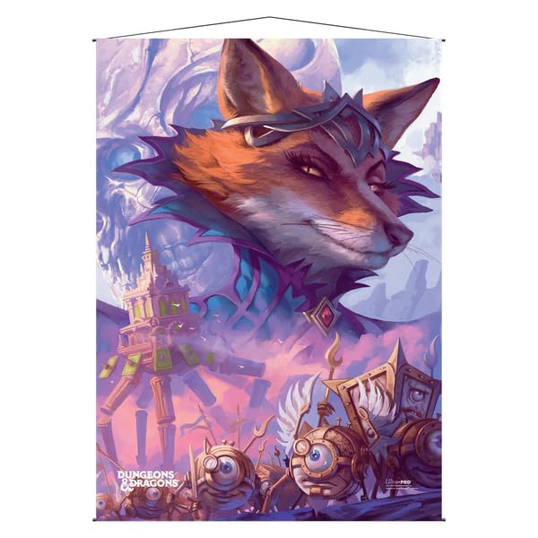 Ultra Pro - Dungeons & Dragons Planescape Wall Scroll, Turn of Fortune’s Wheel - Perfect for Room Decoration or Styling Your Gaming Room, Features Exclusive D&D Artwork, Perfect for D&D Gamers