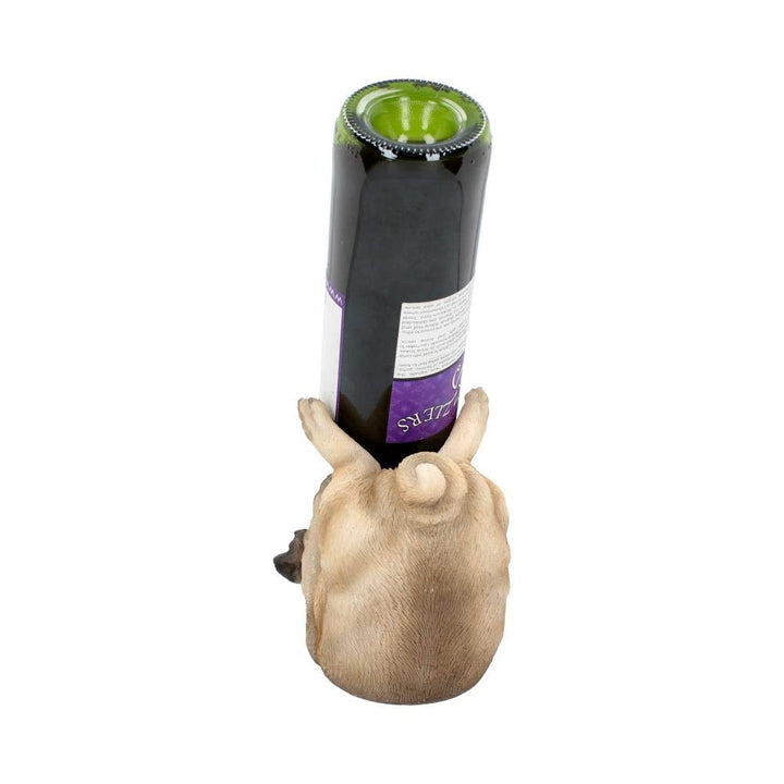 Pug Dog Guzzler Wine Bottle Holder Guzzlers 21.5cm