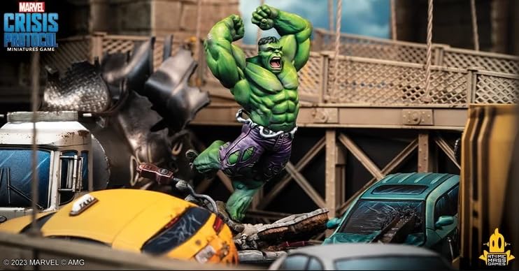 Atomic Mass Games Marvel Crisis Protocol Hulkbuster Character Pack Marvel Miniatures Strategy Game for Teens and Adults Ages 14+ 2 Players 5