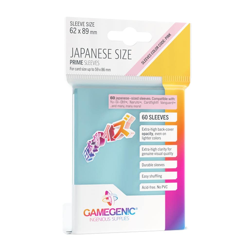Prime Japanese Sized Sleeves Clear - Multi-language (includes Spanish) 1