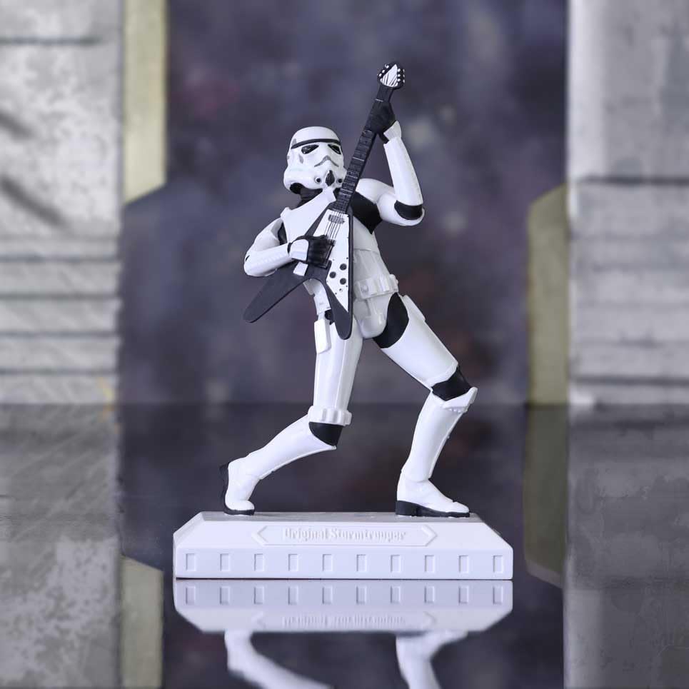 Stormtrooper Rock On Guitarist Figurine 18cm Officially Licensed