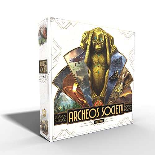Archeos Society Board Game - Archeology Themed Strategy Game, Exploration Game, Fun Family Game for Kids & Adults, Ages 12+, 2-6 Players, 60 Minute Playtime, Made by Space Cowboys 1