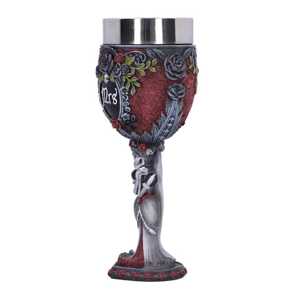Gothic Skeleton Mrs Goblet 21cm