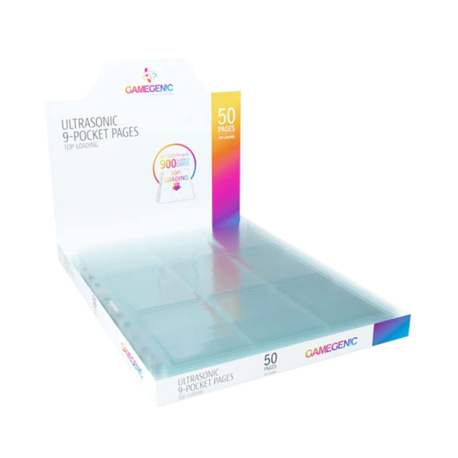 Ultrasonic 9 Pocket Pages Toploading Display 50 Binder by Gamegenic 1