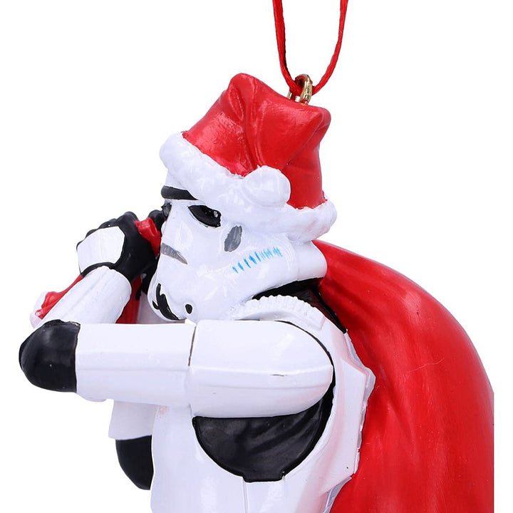 Stormtrooper Santa Sack Hanging Ornament 13cm Officially Licensed