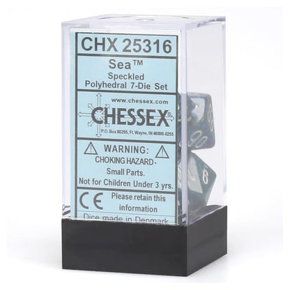 Chessex CHX25316 Dice-Speckled Sea Set 4