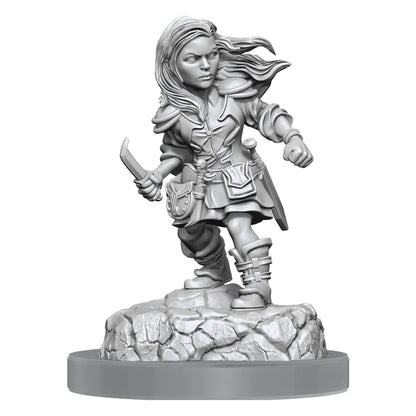 Halfling Rogue Female D and D Nolzurs Marvelous Unpainted Miniatures W20 Miniature Game by Wiz Kids 1