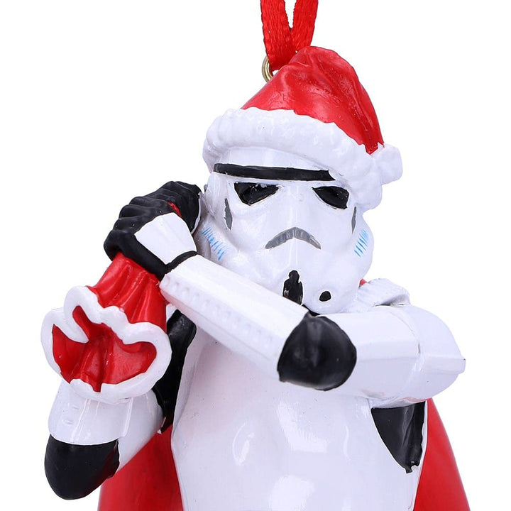 Stormtrooper Santa Sack Hanging Ornament 13cm Officially Licensed