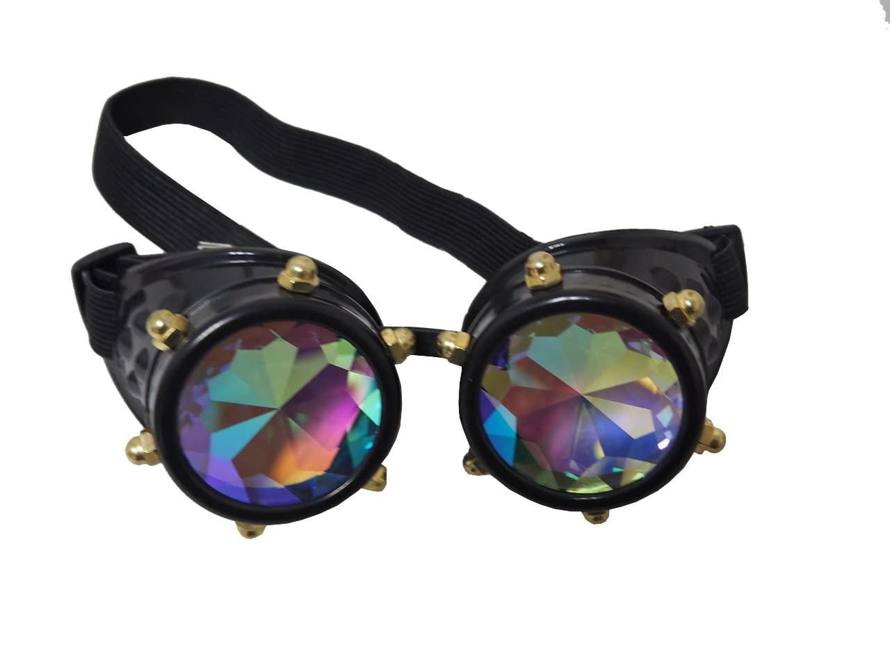 Crystal Vision 16cm Pack of Three Steampunk Goggles 1