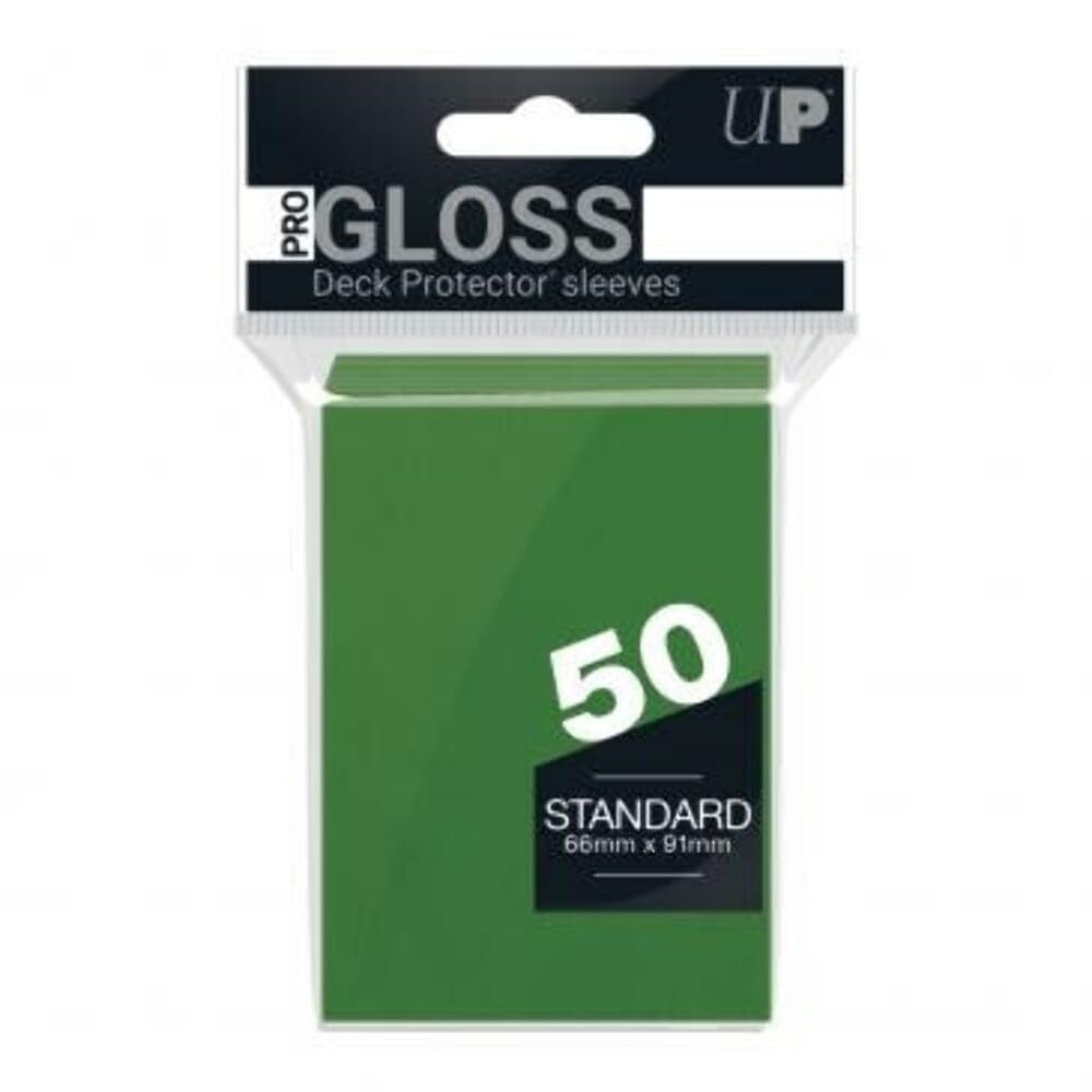 Standard Deck Protectors 50CT Green Card Sleeve by Ultra Pro 1
