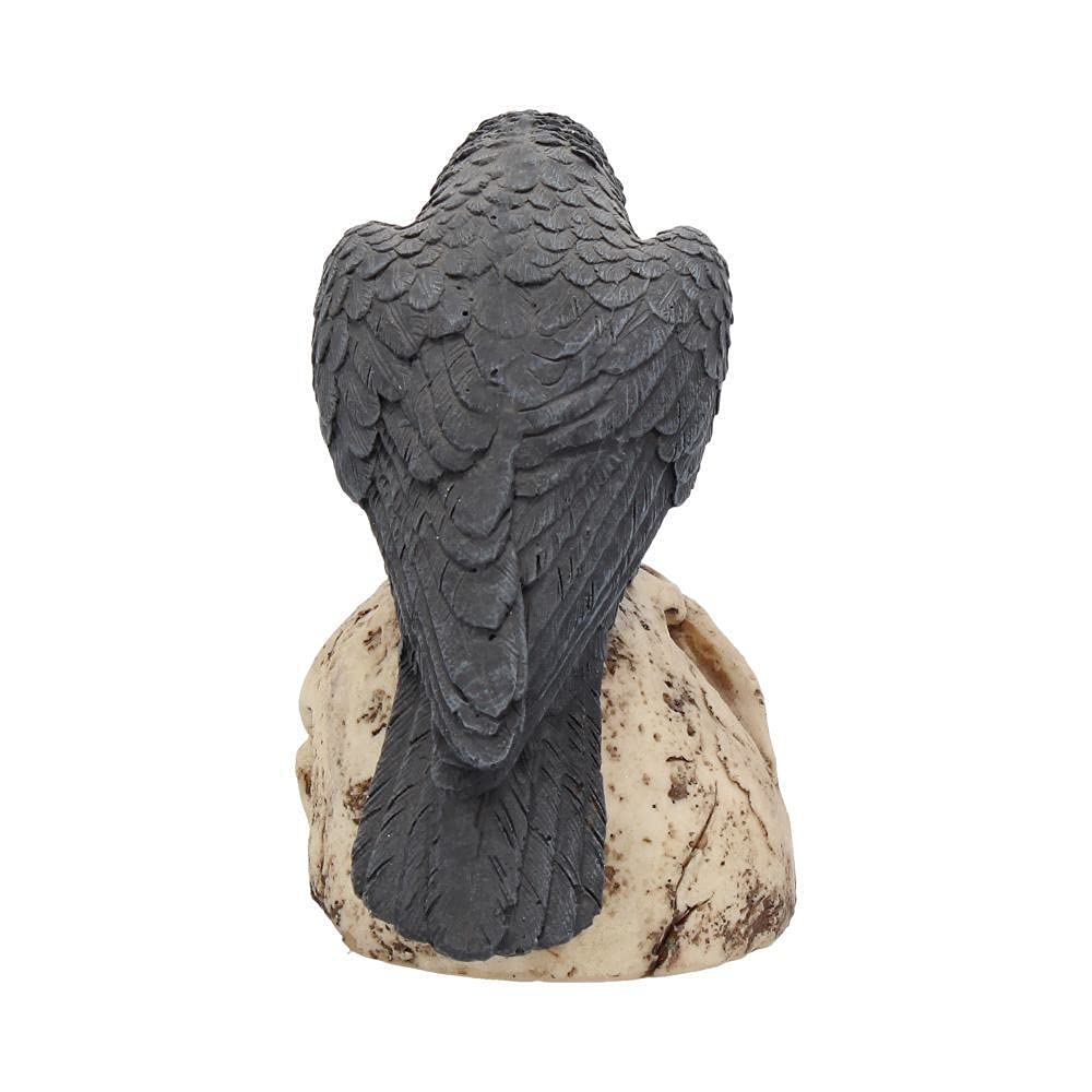 Raven Remains Figurine Crow Skull Gothic Ornament Ravens 13cm