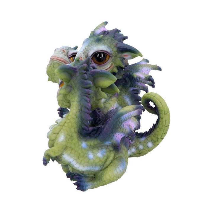 Curious Hatchlings Small Set of Four Dragon Infant Ornaments 4 9cm
