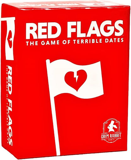 Red Flags the Game of Terrible Dates Board Game