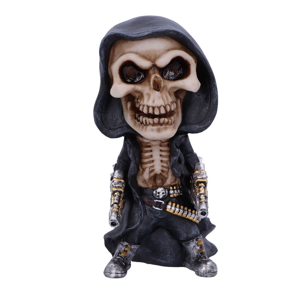 Mechanical Reaping Skeleton Figurine 18cm 2