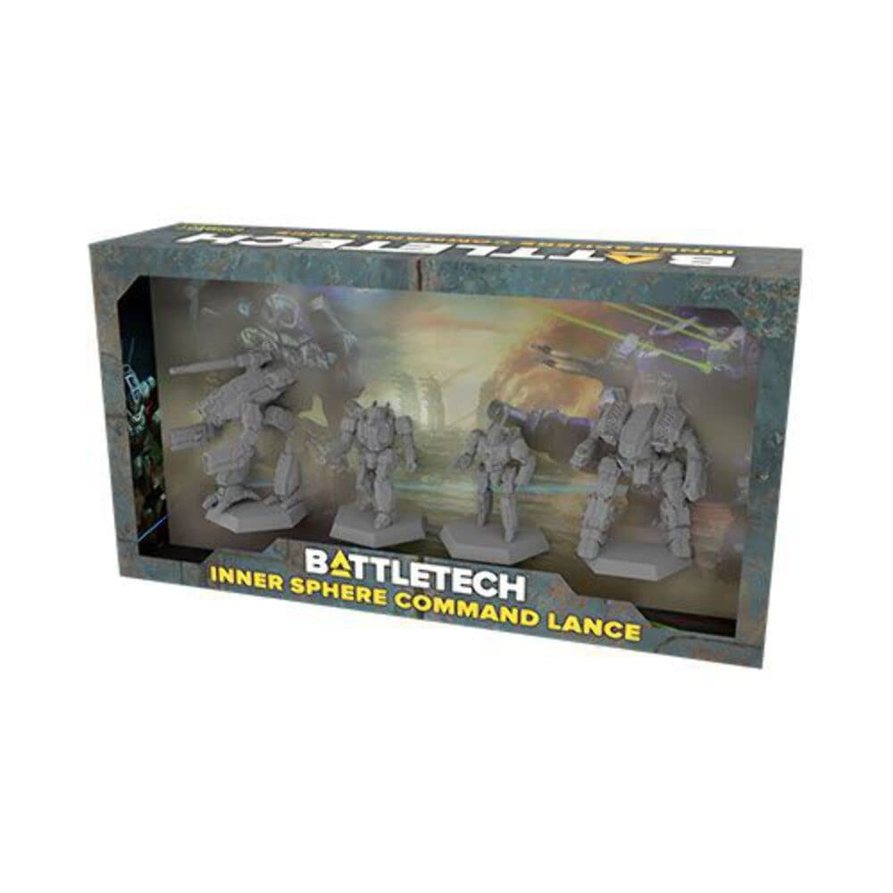 Battle Tech Inner Sphere Miniatures Command Lance Force Pack 1