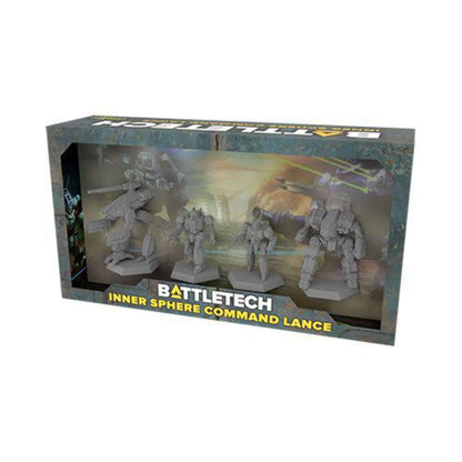 Battle Tech Inner Sphere Miniatures Command Lance Force Pack 1