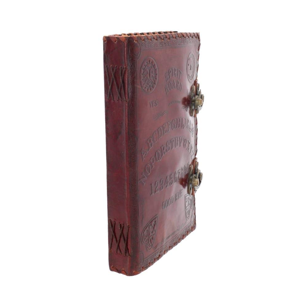 Spirit Board Clasping Embossed Leather Journal 25cm 6