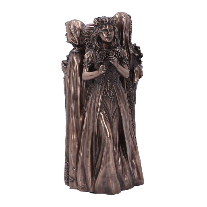 Maiden Mother Crone Candle Holder 17cm