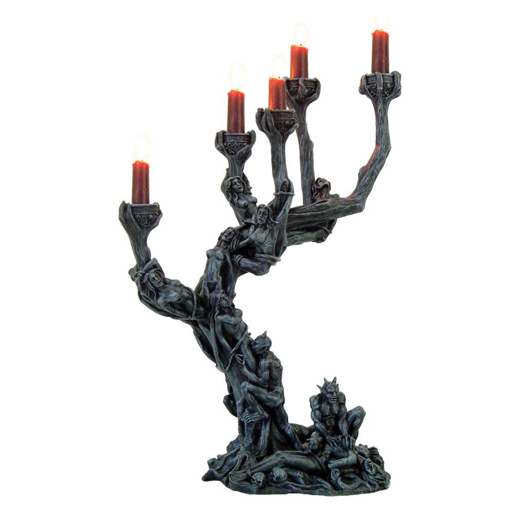 Hells Demon Torture Candelabra Candle Holder 45cm Demons