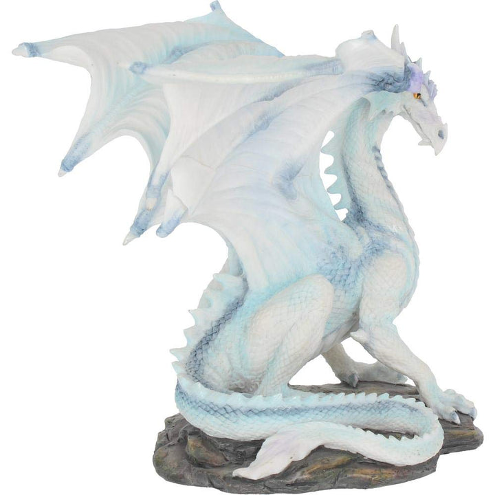 Grawlbane White Dragon Figurine 20cm