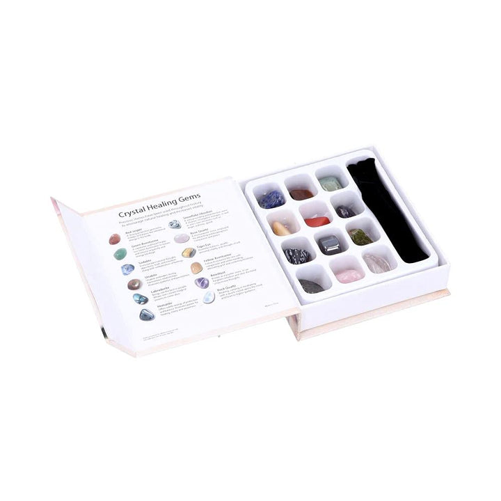 Crystal Healing Set Of 12 Stones Promoting Spiritual Wellness