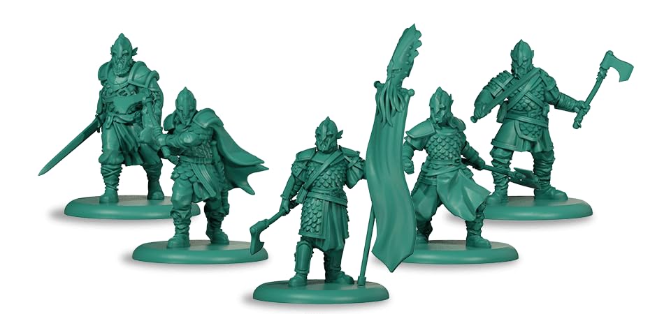A Song of Ice and Fire Tabletop Miniatures Iron Victory Crew Unit Box (Multilingual Edition) Strategy Game for Adults, Ages 14+, 2+ Players, 45-60 Minute Playtime, Made by CMON 4