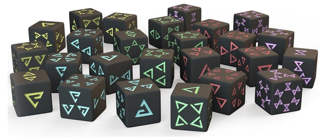 The Witcher Old World Board Game Dice Pack Enhance Gameplay 25 Custom Dice 1