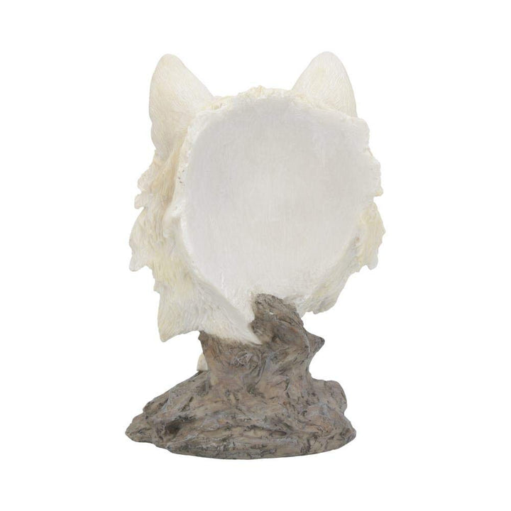 Snow Searcher White Wild Wolf Bust 16cm