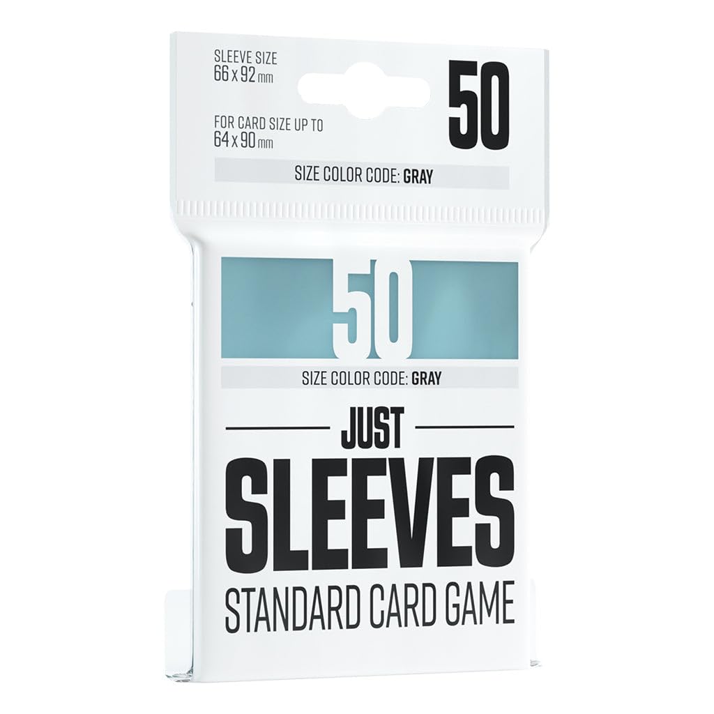 UNIT Gamegenic Just Sleeves Standard Card Game Clear 50 ct Gaming Accessory 1