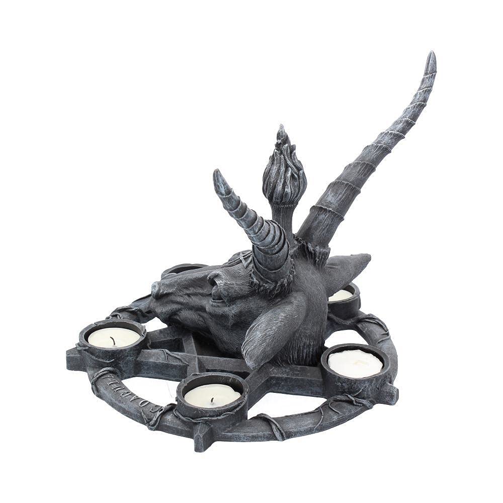 Baphomet Sabbatic Goat Diety Candle Holder 27.5cm 4