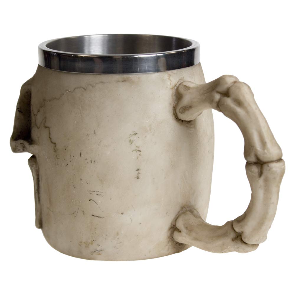 Grinning Skull Gothic Tankard 16cm