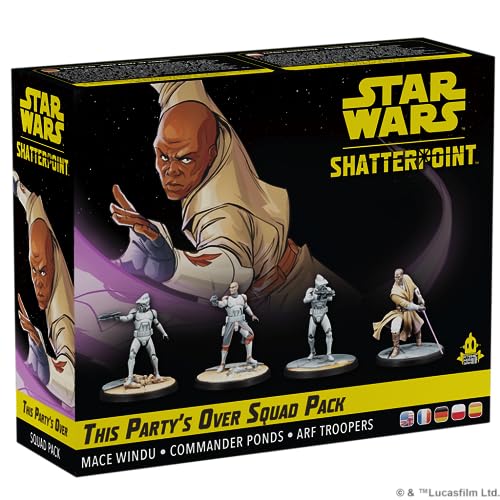 Star Wars Shatterpoint This Party's Over SQUAD PACK - Tabletop Miniatures Game, Strategy Game for Kids and Adults, Ages 14+, 2 Players, 90 Minute Playtime, Made by Atomic Mass Games 1